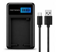 Fastronics Caricatore Batterie DMW-BCK7 USB-C Per Panasonic DMW-BCK7E NCA-YN1