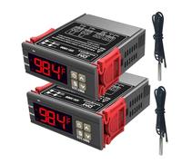 Fastsaw Regolatore di temperatura digitale universale termostato termostato Fahrenheit con sensore (110-220V) ITC-1000F per fermentatore frigorifero, regolatore di temperatura coperta riscaldante