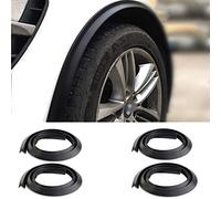FastSolar Parafanghi per Auto, Universali 1,5 Metro Accessorio Protettivo e Decorativo, 4pz, Colore Nero