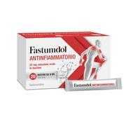 Menarini Fastumdol Antifiammatorio 25mg Dexketoprofene Granulato per Soluzione Orale Antidolorifico, 20 Bustine
