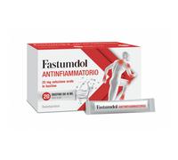 Menarini Fastumdol Antifiammatorio 25mg Dexketoprofene Granulato per Soluzione Orale Antidolorifico, 20 Bustine