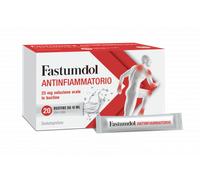 Menarini Fastumdol Antifiammatorio 25mg Dexketoprofene Granulato per Soluzione Orale Antidolorifico, 20 Bustine