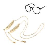FastUU Catena per la copertura del viso, catena per occhiali Elegante accessorio per gioielli squisito Unico delicato per uomini Donne per viaggi Riuniti per viaggi d'affari
