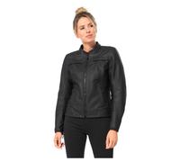 FASTWAY L-2201 Donna Giacca In Pelle nero, taglia 34