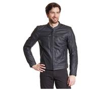 FASTWAY L-2201 Uomo Giacca In Pelle nero, taglia 46