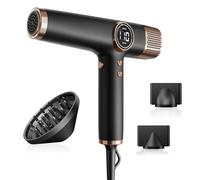 Faszin Asciugacapelli, Phon per Capelli con Motore ad Alta Velocità da 110,000 Giri Al Minuto per Un'asciugatura Rapida, 200 Milioni di Ionici Asciugacapelli visione Asciugacapelli（Rosa）