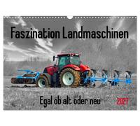 Faszination Landmaschinen - Egal ob alt oder neu (Wandkalender 2027 DIN A3 quer)