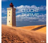 Faszination Leuchttürme Edition Kalender 2027 - An den Grenzen der Landschaft: Eiland-Leuchtturm-Kalender mit 12 Farbfotos. Großer Wandkalender 48 x 46 cm mit Monatskalendarium.