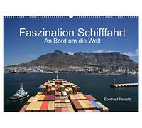 Faszination Schifffahrt - An Bord um die Welt (Wandkalender 2026 DIN A2 quer), CALVENDO Monatskalender: Der Kalender stellt die weltweite Schifffahrt an Bord der Frachtschiffe dar.