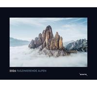 Faszinierende Alpen - KUNTH Wandkalender 2026: Hochwertiger, bildstarker Kalender mit Spiralbindung im Großformat