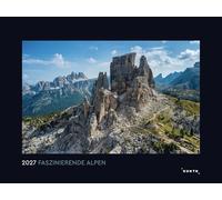 Faszinierende Alpen - KUNTH Wandkalender 2027: Hochwertiger, bildstarker Kalender mit Spiralbindung im Großformat