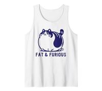 Fat And Furious Cat Canotta