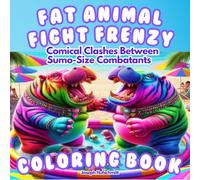 FAT ANIMAL FIGHT FRENZY: Comical Clashes Between Sumo-Size Combatants Coloring Book