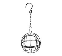 Fat Ball Bird Feeder, Outdoor Suet Ball Dispenser With Hanging Hook, Weather-Resistant Metal Cage, Enhanced Birds Safety, Made Of Stainless Steel Material, 2.76x2.76x2.76in