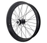 Fat Bike ruota anteriore 20 x 4 pollici, ruote da bici da neve da spiaggia, ruota in lega di alluminio con freno a disco eBike