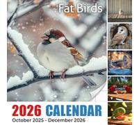 Fat Birds Calendar 2026: Plump and proud feathered friends brightening the seasons