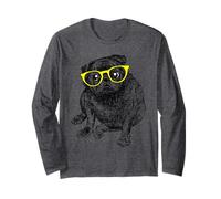 Fat Black Pug Maglia a Manica