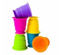 Fat Brain Toys Bicchieri A Ventosa Impilabili Kupz
