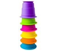 Fat Brain Toys Bicchieri A Ventosa Impilabili Kupz