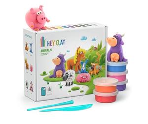 Fat Brain Toys Hey Clay Animals - Kit di argilla con app interattiva per bambini e adolescenti