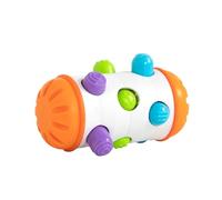 Fat Brain Toys Rolio - Giocattolo sensoriale per la pancia e sonaglio, per bambini dai 6 mesi in su