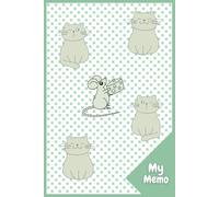 Fat Cats and Mouse Cartoon Notebook: 6 x 9 inches with 120 pages