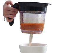 Fat Separator Pot - 8,66 x 5,91 Inches, Gravy Strainer | Fitness Diet Nutrient-Preserving Oil Separator, Kitchen Tool For Housewives, Adulti, Chefs, Housewarming, Birthday, Mother's Day