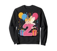 Fata 2 ° compleanno per ragazzo ragazza 2 anni secondo due Fata Felpa