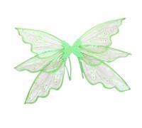 Fata - ali di farfalla - ali glitterate per adulti e ragazze, vestito realistico | Halloween Fairy costume accessorio per feste, cosplay eventi, festival, tema magico, char fantasy