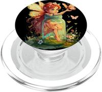Fata carina con farfalle per gli amanti del barattolo PopSockets PopGrip per MagSafe