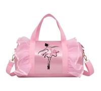 Fata Dei Fratelli Borse Bambini, Tutu, Borsa da Danza, Personalizzata Per Ragazze, Ballerina, Borsa Da Viaggio Gaming Pouf Con Tasche, Colore: rosa., taglia unica