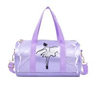 Fata Dei Fratelli Borse Bambini, Tutu, Borsa da Danza, Personalizzata Per Ragazze, Ballerina, Borsa Da Viaggio Gaming Pouf Con Tasche, Lilla, taglia unica