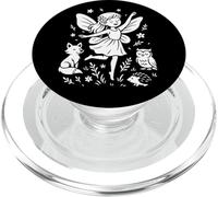 Fata della foresta con animali PopSockets PopGrip per MagSafe