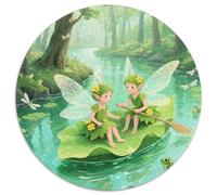 Fata della foresta magica Jigsaw Puzzle Impossible 1000Pcs Fata della foresta magica Decorazione Per La Casa. Rilassamento E Intelligence Per Adulti E Bambini Da 12 Anni 1000pcs 67.5x67.5cm)