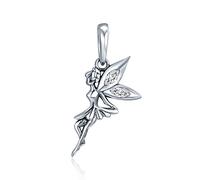 Fata fiore Charms per bracciali Pandora gioielli in argento sterling regalo per le donne ragazze