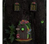 Fata in resina porte e finestre mini giardino arte decorazione per aree gioco fa