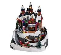 Fata Lights e Natale Villaggio di Natale Luminoso, Laboratorio di Regali e Treno