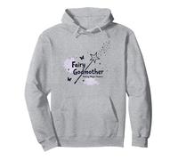 Fata Madrina: Fare accadere la magia Felpa con Cappuccio, Unisex per Adulti, Grigio Melange, L