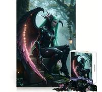 Fata Oscura Alata nella Foresta - Puzzle da 1000 Pezzi per Adulti - Allenamento di Pensiero - Evasione Serena - Bordi Definiti - Regalo Creativo (50x75cm)