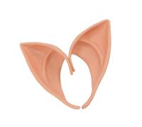 Fata Pixie Elf Ears, Soft Latex Pointy Ear Tips Elven Vampire Fake Ear Orecchie Elfo Orecchie Fata per Halloween Christmas Cosplay