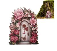 Fata Porta: Porta in Miniatura Incantata, Decorazione | Accessori da giardino Fata, Porte in Legno, Decorazione della Sala Giochi per bambini, Set di Porte Fata p
