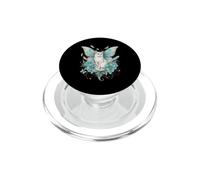 Fata stravagante gatto ali di farfalla fantasia floreale PopSockets PopGrip per MagSafe