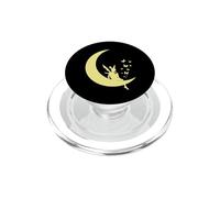 Fata sulla luna con farfalle PopSockets PopGrip per MagSafe