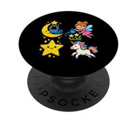Fata Unicorno Luna Stella Princess Joy PopSockets PopGrip Adesivo