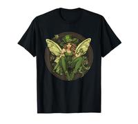 Fata Verde con Cappello Irlandese e Ali magiche Maglietta