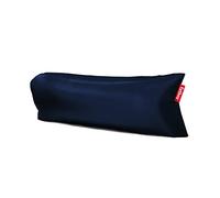 Fatboy Lamzac 3.0 - Divano gonfiabile per adulti e bambini, divano da campeggio, divano letto pigro ad aria, 200 x 90 x 50 cm, senza pompa necessaria, per uso interno ed esterno, Blu scuro