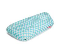 Fatboy Lamzac L Inflatable Sofa Lounger - No-Pump Air Sofa for Indoors & Outdoors use, Camping, Adults & Kids | Singolo |Chess Azur | 195 x 112 x 55 cm