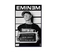 FatCat Wall Graphics Poster di Eminem (Mugshot) senza cornice, 30 x 46 cm, S-193