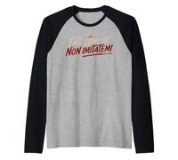 Fate Come Me Non Imitatemi Stile Vintage Maglia con Maniche Raglan