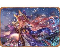 Fate/extra Tamamo No Mae Fate Series Anime Poster Decorazione da Parete Casa Retro Metallo Targa in Metallo 20,3 x 30,5 cm